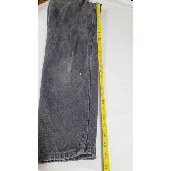 Vintage Gitano 90s Womens High Rise MOM Jeans Distressed Black 26 True Waist - Picture 8 of 9